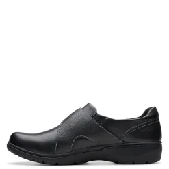 Clarks Slip-On Shoes|Women's , Carleigh Jazz Slip-On Black