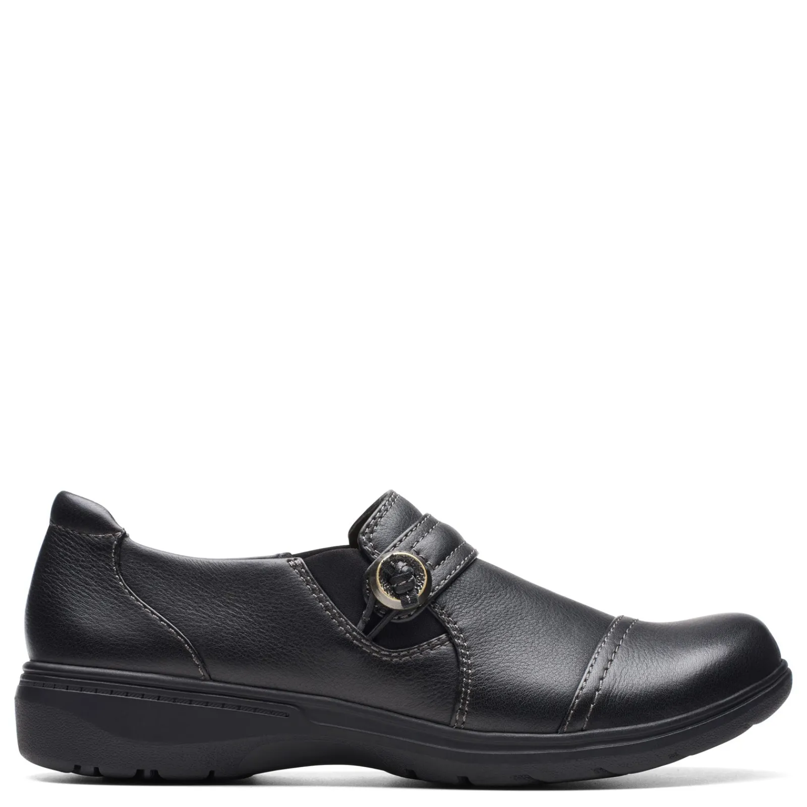Clarks Loafers|Women's , Carleigh Pearl Slip-On Black