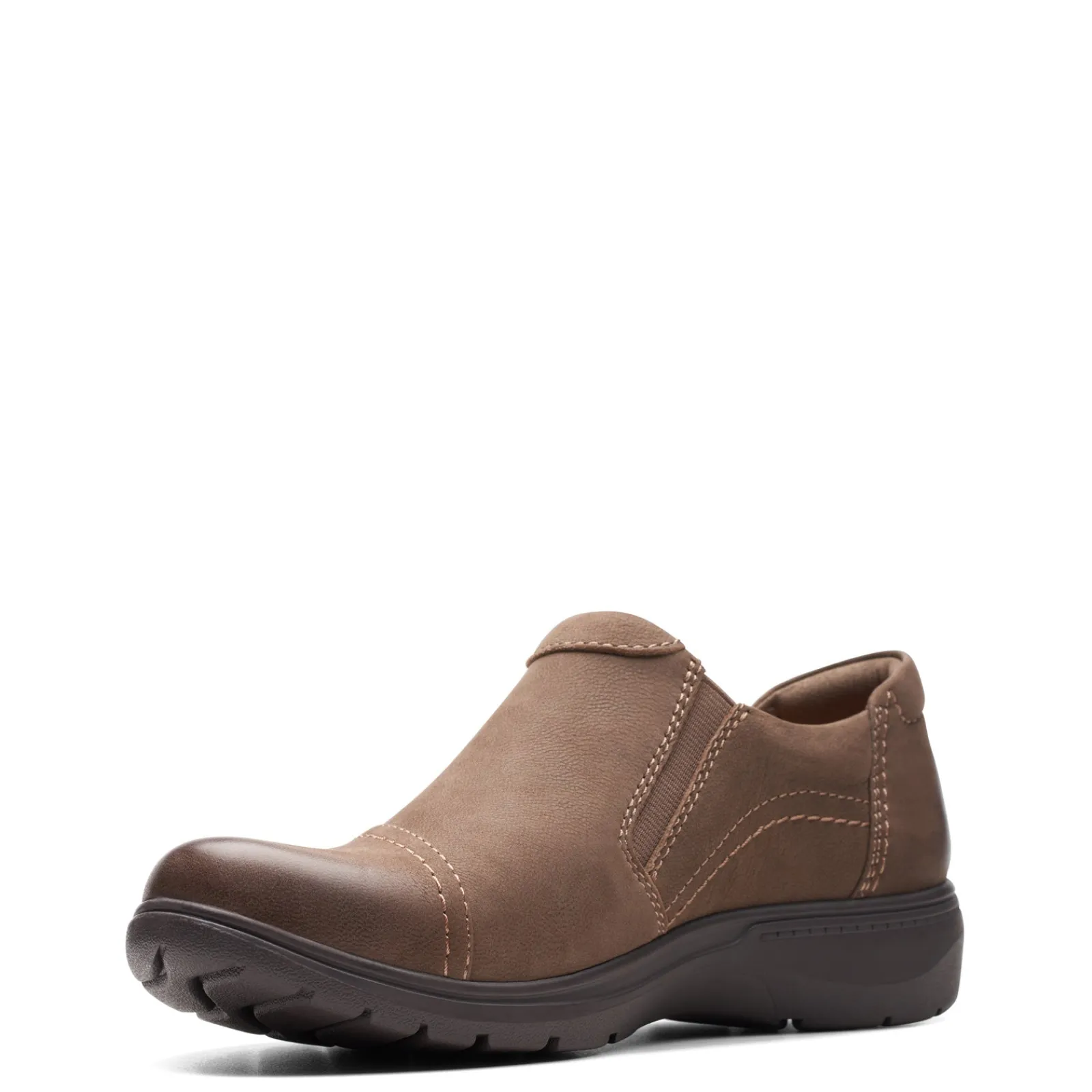 Clarks Slip-On Shoes|Women's , Carleigh Ray Slip-On Taupe