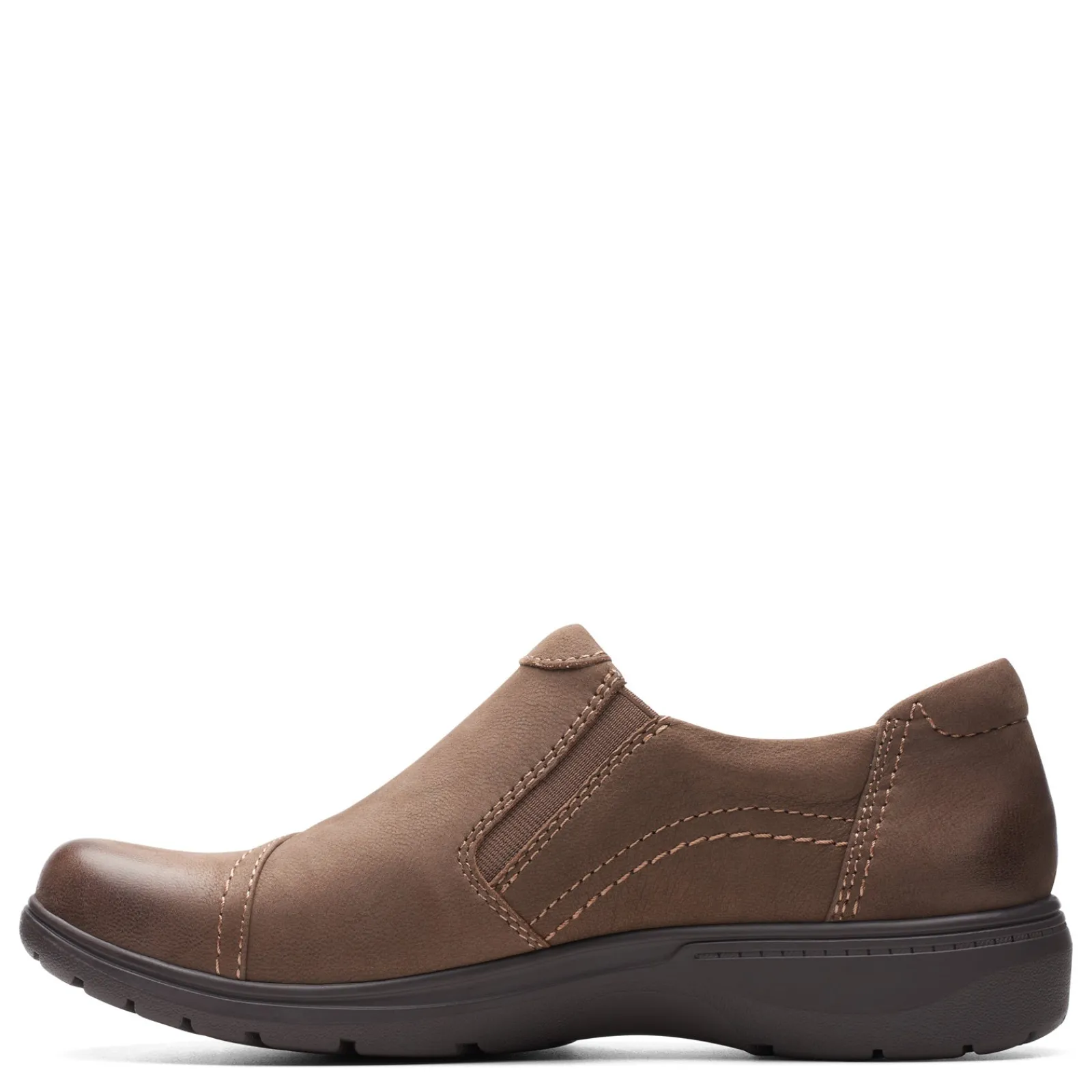 Clarks Slip-On Shoes|Women's , Carleigh Ray Slip-On Taupe