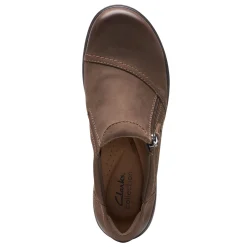 Clarks Slip-On Shoes|Women's , Carleigh Ray Slip-On Taupe