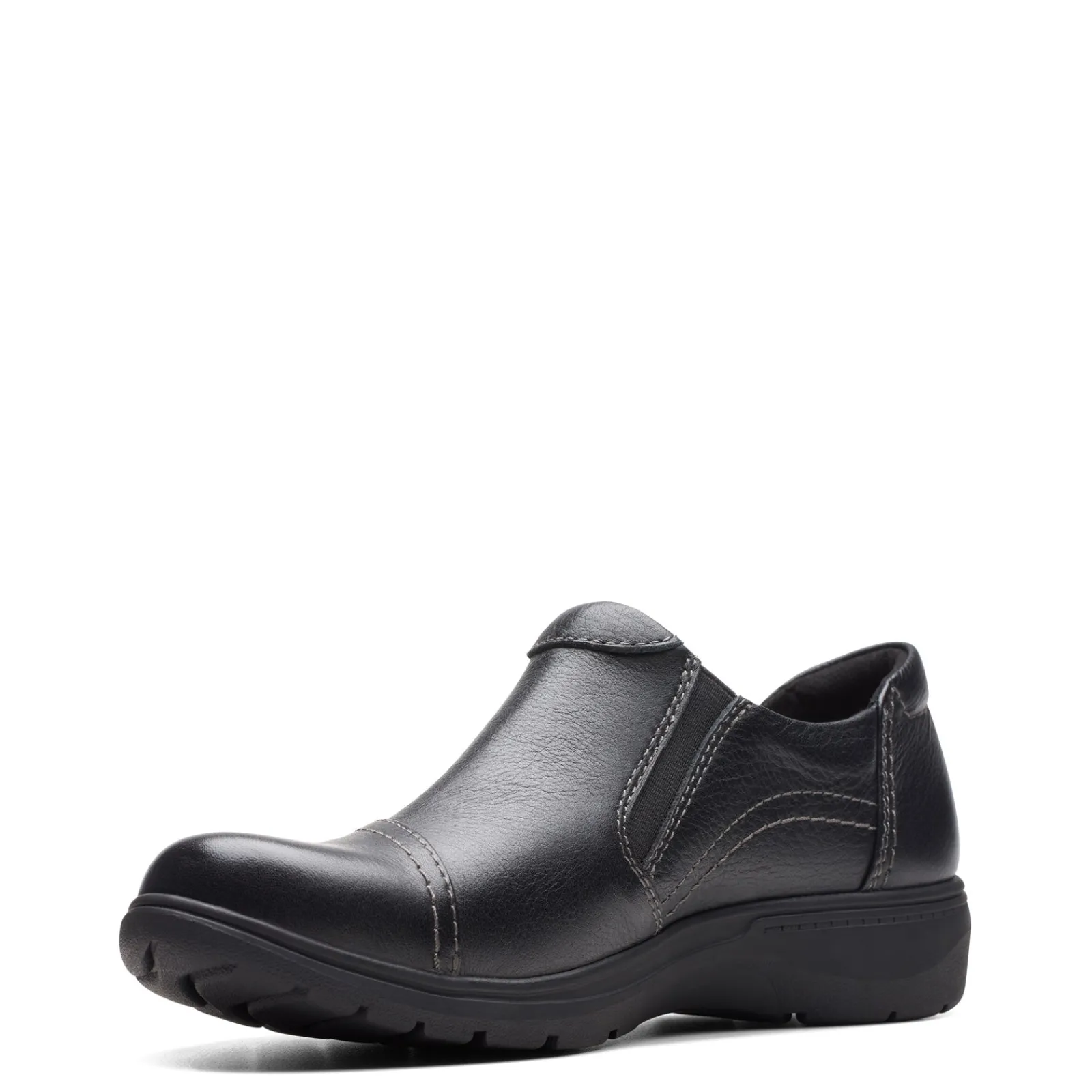 Clarks Loafers|Women's , Carleigh Ray Slip-On Black