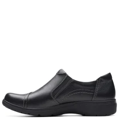 Clarks Loafers|Women's , Carleigh Ray Slip-On Black