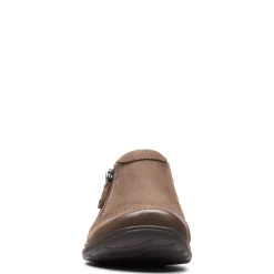 Clarks Loafers|Women's , Carleigh Ray Slip-On Taupe