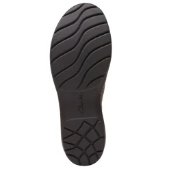 Clarks Flats|Women's , Carleigh Ray Slip-On Taupe