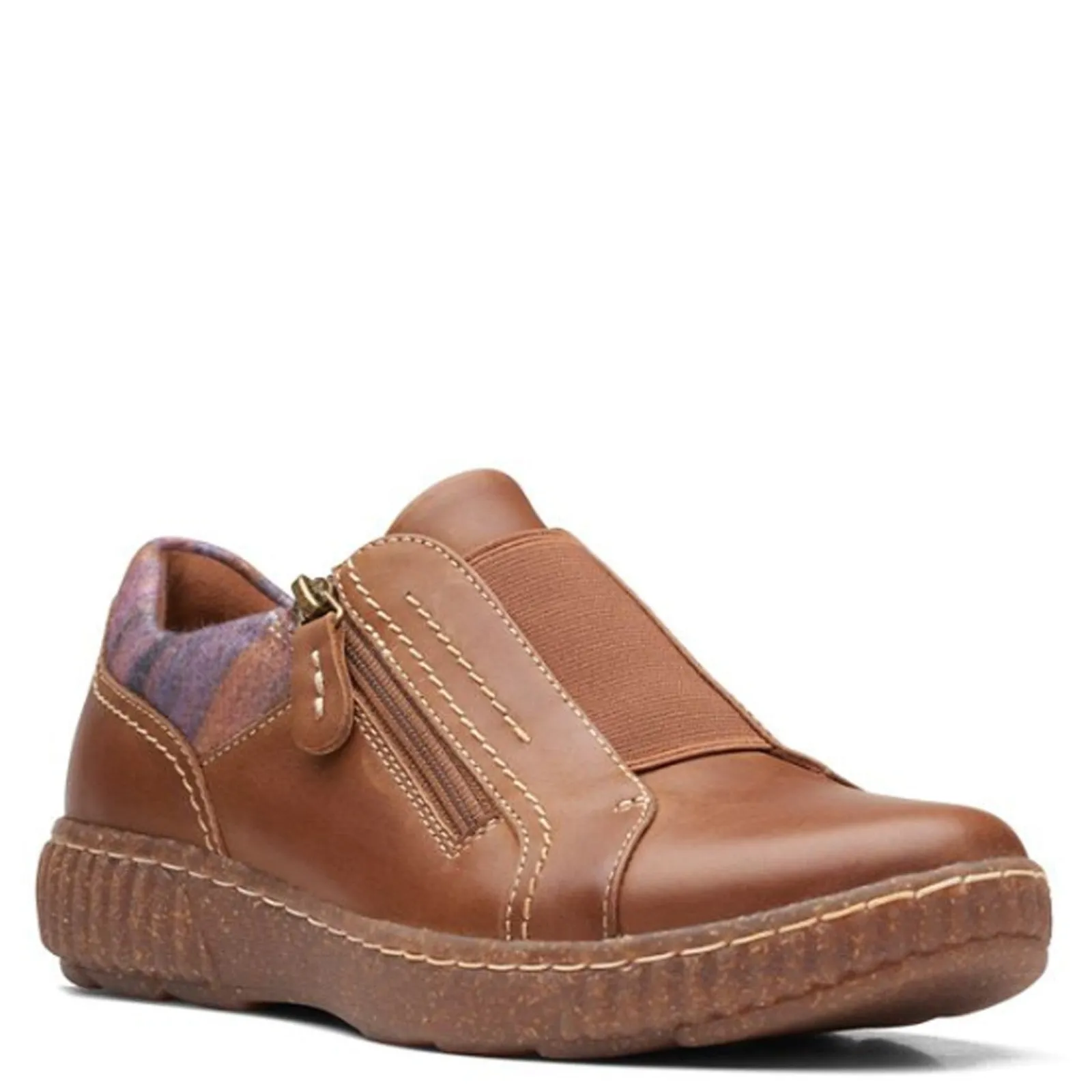 Clarks Slip-On Shoes|Women's , Caroline Cove Slip-On Tan