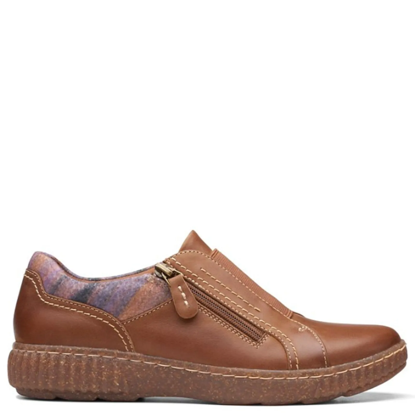 Clarks Slip-On Shoes|Women's , Caroline Cove Slip-On Tan