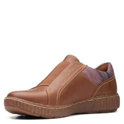 Clarks Slip-On Shoes|Women's , Caroline Cove Slip-On Tan