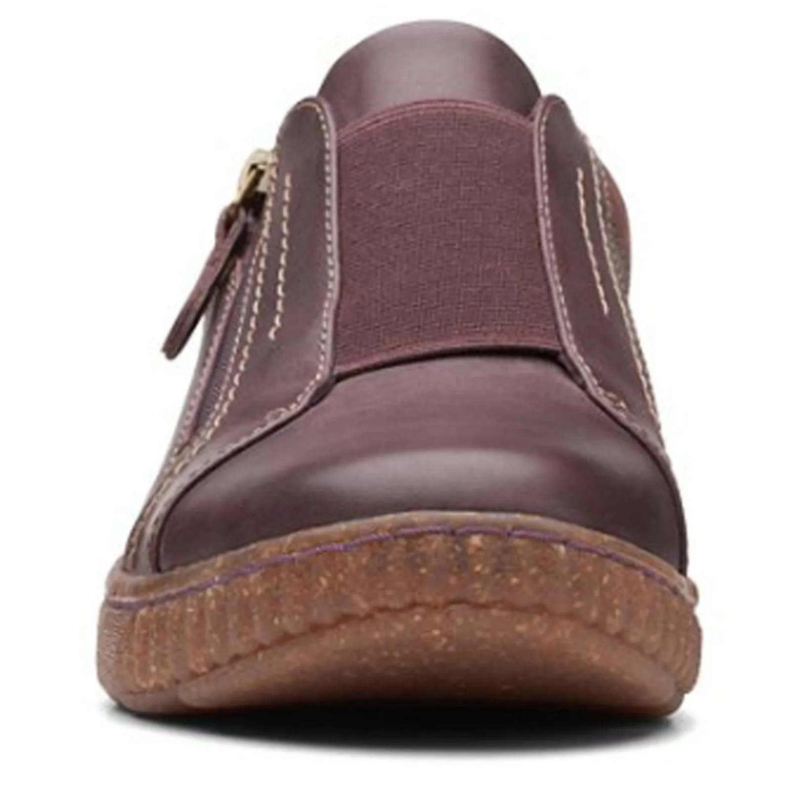 Clarks Loafers|Women's , Caroline Cove Slip-On Burgundy Leather