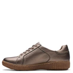 Clarks Sneakers & Athletic|Women's , Caroline Janna Sneaker Bronze Metallic