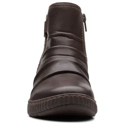 Clarks Boots|Women's , Caroline Orchid Boot Brown