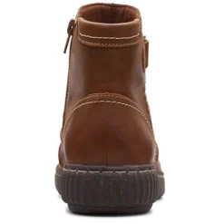 Clarks Boots|Women's , Caroline Orchid Boot Dark Tan