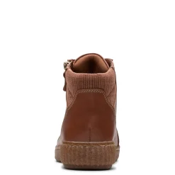Clarks Boots|Women's , Caroline Park Boot Tan Combo