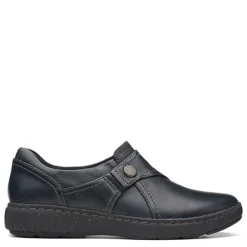 Clarks Loafers|Women's , Caroline Pearl Slip-On Black