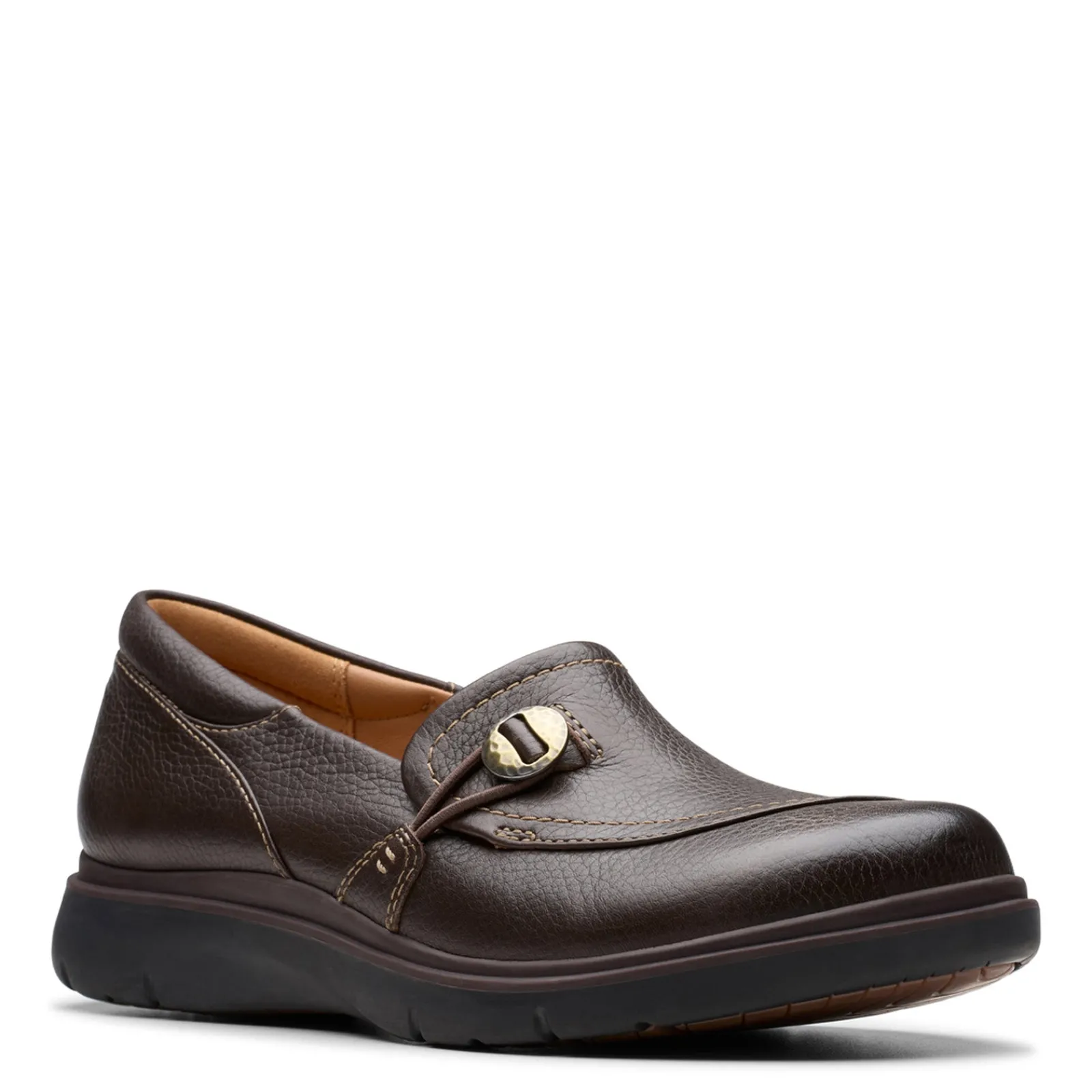 Clarks Slip-On Shoes|Women's , Certina Ease Slip-On Dark Brown