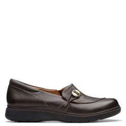 Clarks Slip-On Shoes|Women's , Certina Ease Slip-On Dark Brown