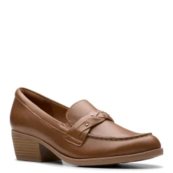 Clarks Loafers|Women's , Charlten Echo Loafer Dark Sand