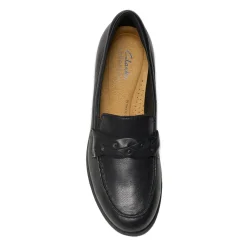 Clarks Loafers|Women's , Charlten Echo Loafer Black