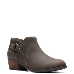 Clarks Boots|Women's , Charlten Grace Boot Taupe Oily