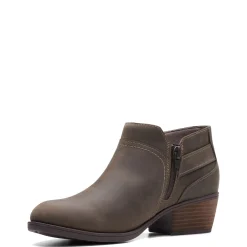 Clarks Boots|Women's , Charlten Grace Boot Taupe Oily
