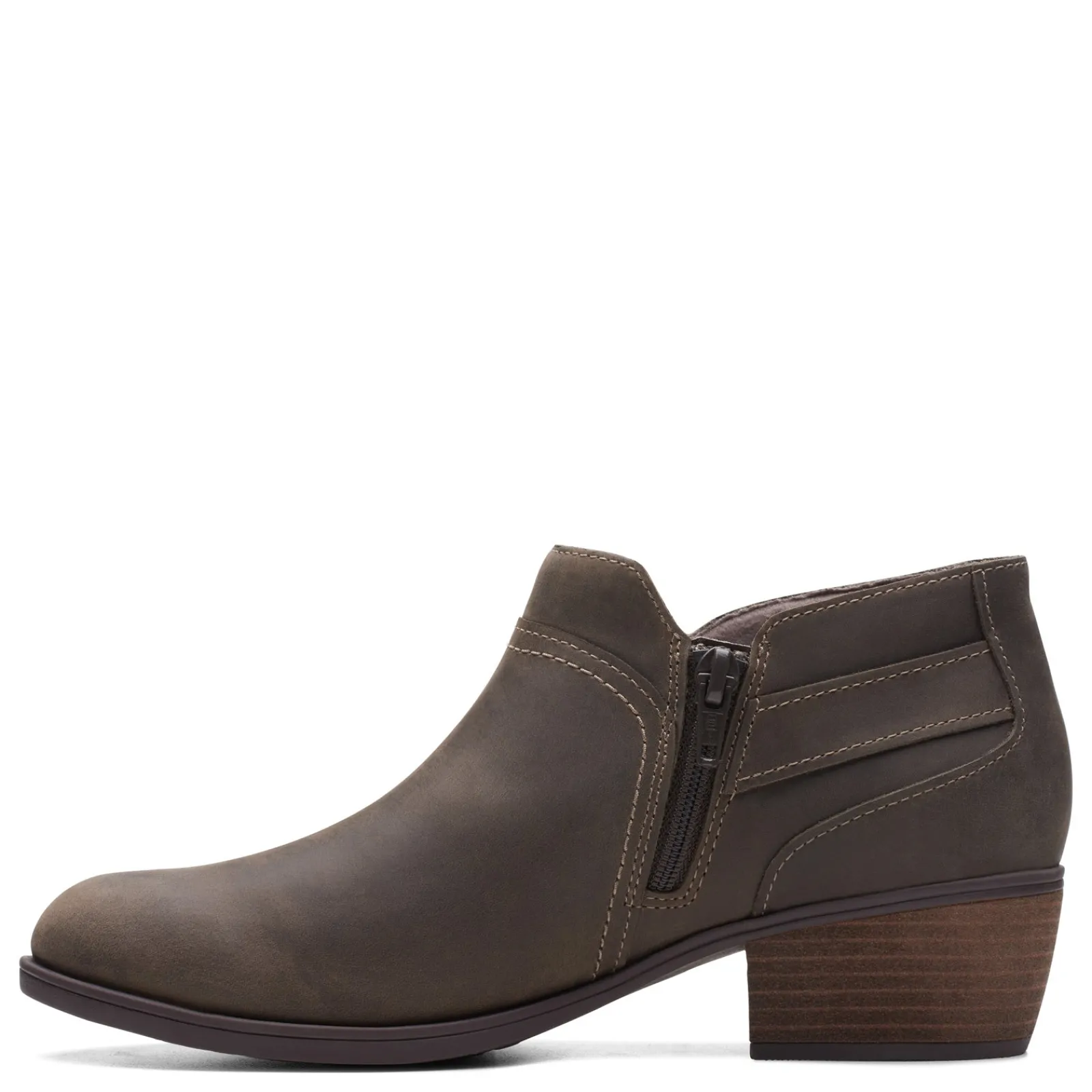Clarks Boots|Women's , Charlten Grace Boot Taupe Oily
