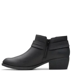 Clarks Boots|Women's , Charlten Rae Boot Black Oily