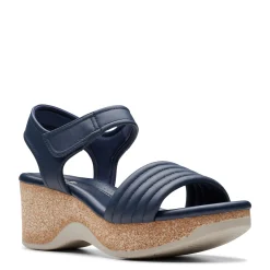 Clarks Sandals|Women's , Chelseah Gem Sandal Navy