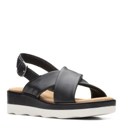 Clarks Sandals|Women's , Clara Cove Sandal Black