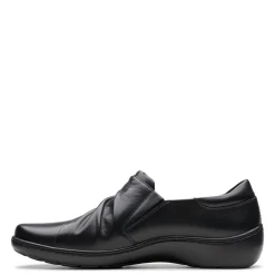 Clarks Slip-On Shoes|Women's , Cora Aubrie Slip-On Black