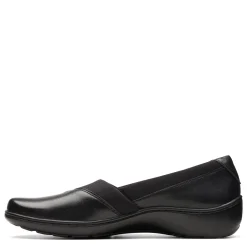 Clarks Slip-On Shoes|Women's , Cora Charm Slip-On Black