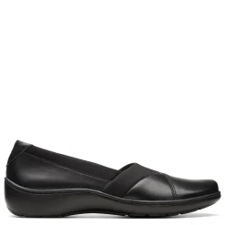 Clarks Loafers|Women's , Cora Charm Slip-On Black