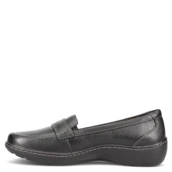 Clarks Loafers|Women's , Cora Daisy Slip-On Black