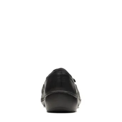 Clarks Flats|Women's , Cora Dusk Slip-On Black