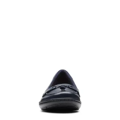Clarks Slip-On Shoes|Women's , Cora Haley Slip-On Navy