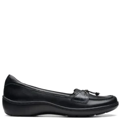 Clarks Loafers|Women's , Cora Haley Slip-On Black
