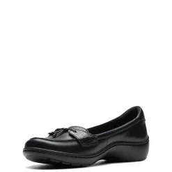 Clarks Loafers|Women's , Cora Haley Slip-On Black