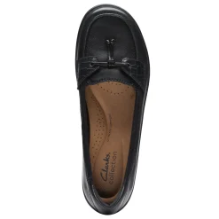 Clarks Loafers|Women's , Cora Haley Slip-On Black