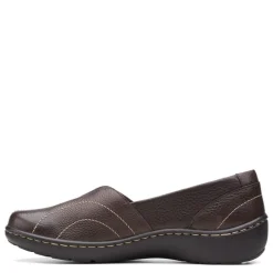 Clarks Flats|Women's , Cora Meadow Slip-On Brown