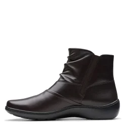 Clarks Boots|Women's , Cora Pace Boot Chocolate