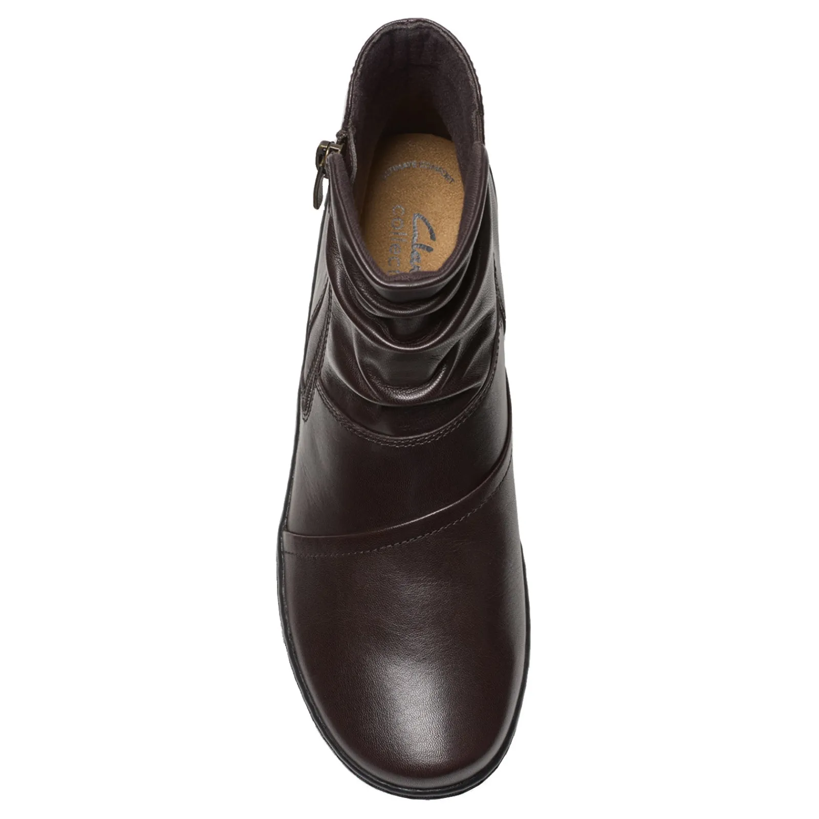 Clarks Boots|Women's , Cora Pace Boot Chocolate