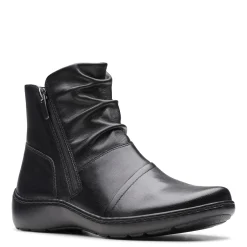 Clarks Boots|Women's , Cora Pace Boot Black