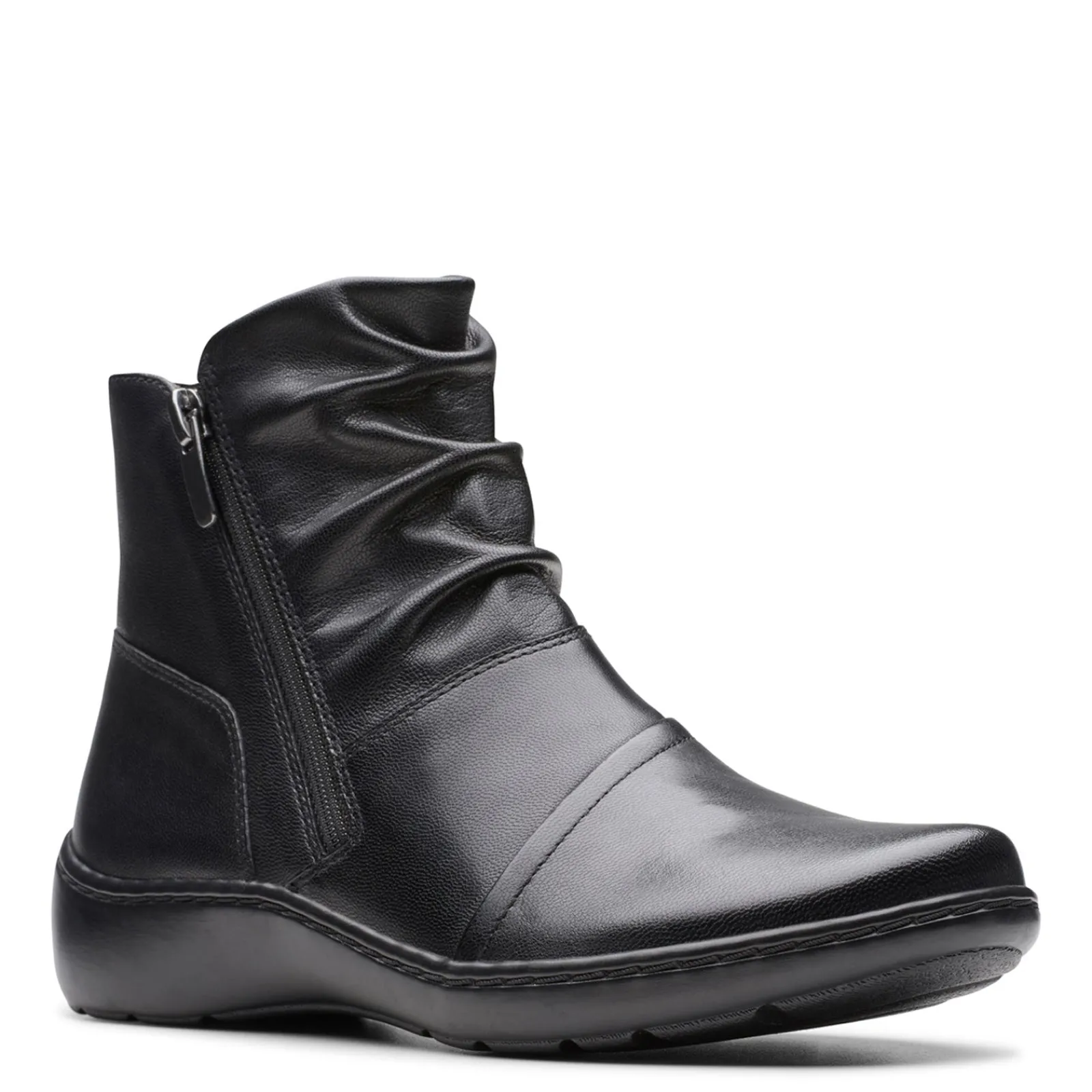 Clarks Boots|Women's , Cora Pace Boot Black
