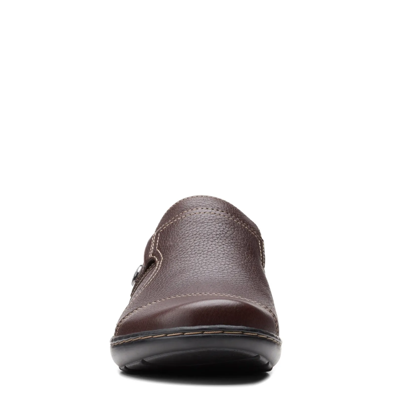 Clarks Slip-On Shoes|Women's , Cora Poppy Slip-On Dark Brown