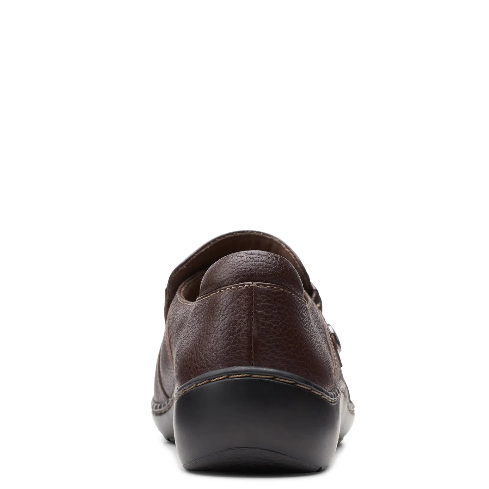 Clarks Slip-On Shoes|Women's , Cora Poppy Slip-On Dark Brown