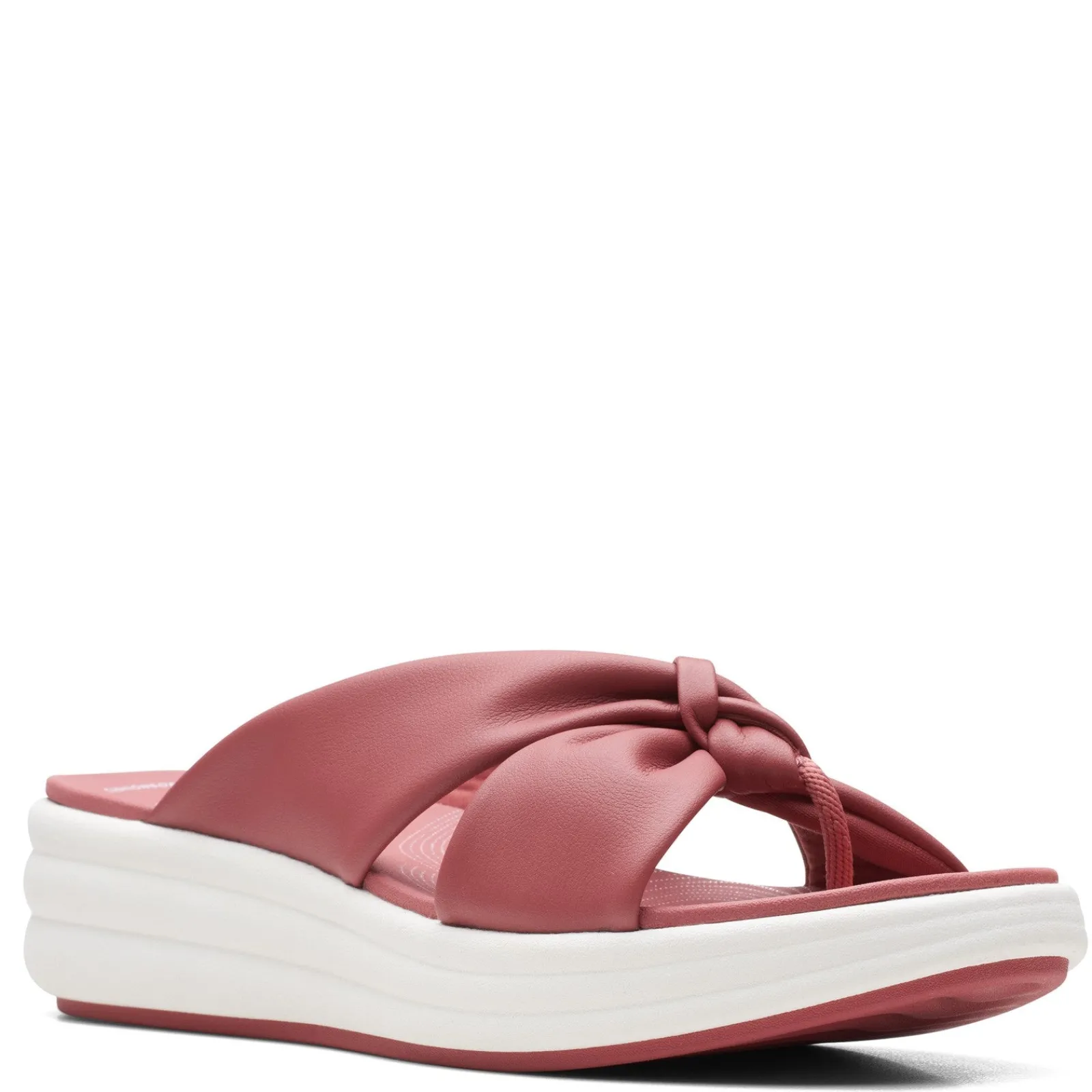 Clarks Wedges|Women's , Drift Ave Sandal Dusty Pink Rose