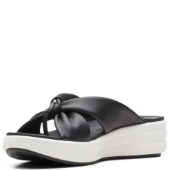 Clarks Wedges|Women's , Drift Ave Sandal Black