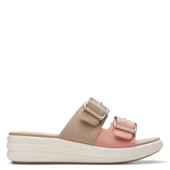 Clarks Sandals|Women's , Drift Buckle Sandal Peach