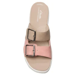 Clarks Sandals|Women's , Drift Buckle Sandal Peach