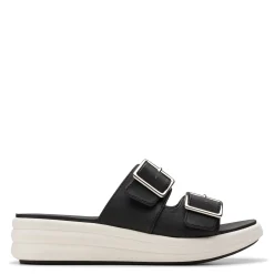 Clarks Sandals|Women's , Drift Buckle Sandal Black