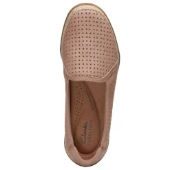 Clarks Slip-On Shoes|Women's , Elaina Ruby Slip-On Warm Beige